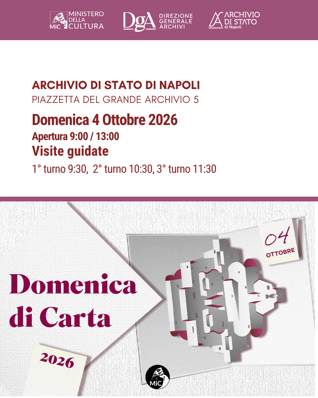 Domenica di carta 2026